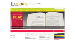 Desktop Screenshot of journalofplay.org