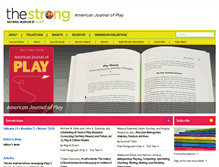Tablet Screenshot of journalofplay.org